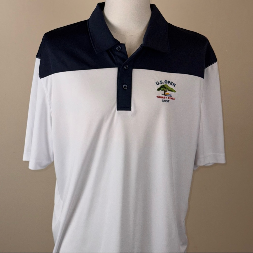 Clique golf Polo Men's XL US Open 121st US Open Torrey Pines Golf Shirt